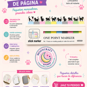 Marcadores de Página Gatito