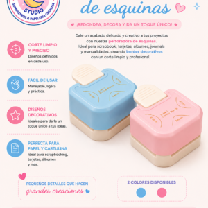 3 en 1 perforadora de esquinas