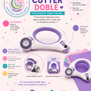 Cutter rotativo doble