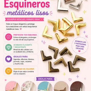 Esquineros Bronce Lisos 2cm