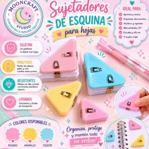 Sujetadores de Esquina para Hojas